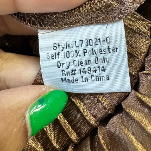 Johnny Was by Jade Metallic Pleated Midi Skirt M | Shimmer Leopard Print - Picture 9 of 9